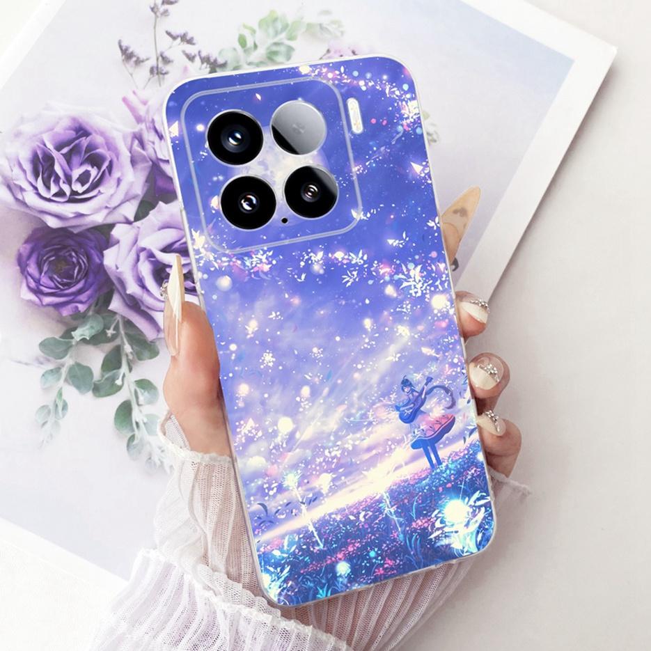 Для Xiaomi Mi 15 Pro 5G Чехол Роскошный Чехол с Рисунком Бабочки Мягкий Силиконовый Чехол для Телефона Для Xiaomi 15 Pro Mi15 Pro 5G Fundas Бампер