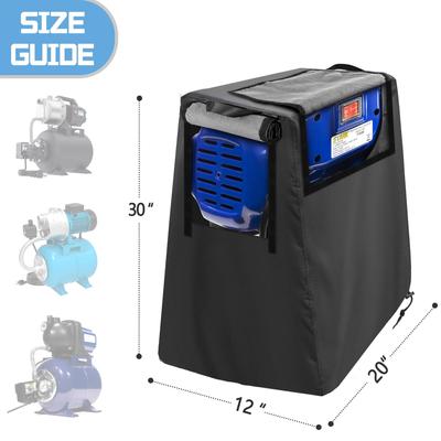 Крышка для насоса неглубокого колодца для систем 1,6 л.с. – Бархатная подкладка, Устойчивая к УФ-излучению и морозу для наружного использования