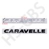 ABS Car Trunk Body Letters Words Logo Badge CARAVELLE Emblem Decals Sticker Emblem Caravelle Letter 7H9853687739 Accessories