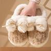 Cotton Slippers Home Autumn and Winter Wool Slippers Warm Velvet Cotton Shoes Soft Platform Shoes Couple Cotton Mop