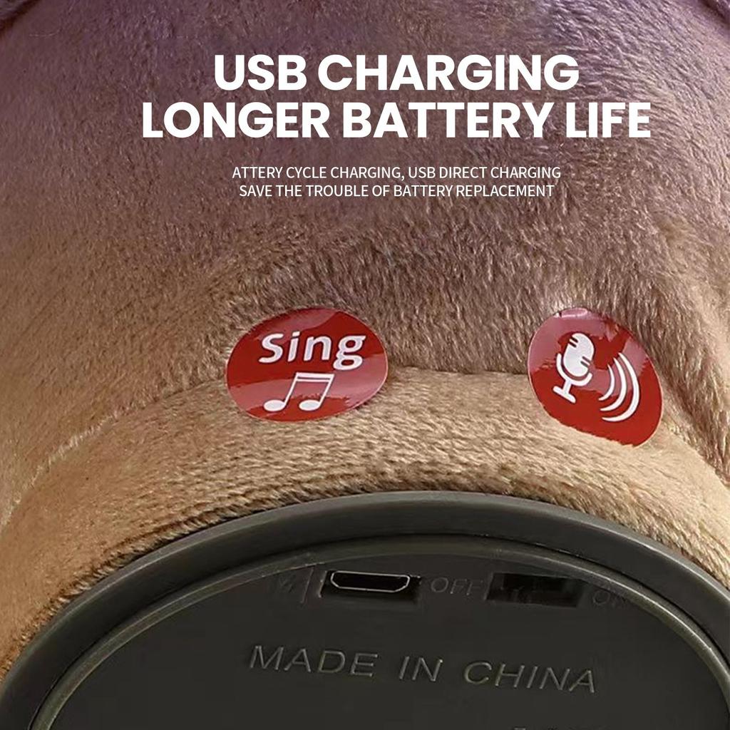 Детский подарок плюшевая кукла игрушка милая плюшевая кукла подарок на день рождения поющая и танцующая кукла