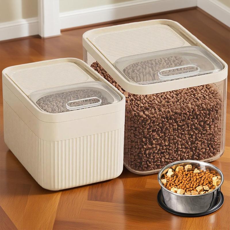 5/10/15kg Large Capacity Moisture Proof Dog Cat Dry Food Bin for Pet Supply Storage Dog Food Storage Container with Airtight Lid