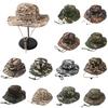 Camouflage Hat Outdoor Large Overhang Shade Fisherman Hat American Casual Breathable Sun Hat Fishing Hat Jungle Basin Hat