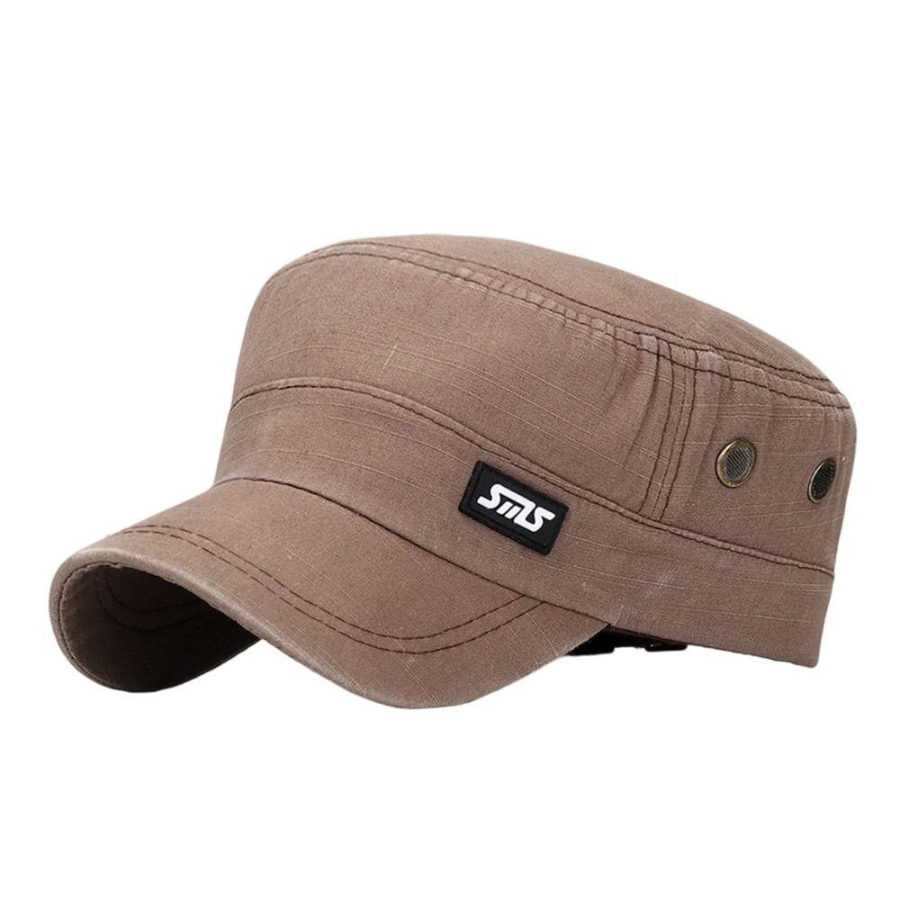 Anti-UV Fishing Hat Cotton Peaked cap Fashion Flat Top Hat Spring Summer