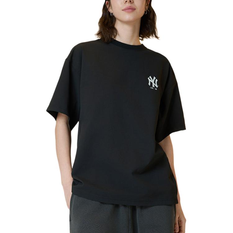 New Era SS26 Серия «Городское исследование» Логотип команды MLB New York Yankees Печатный вышитый логотип Свободный крой Короткий рукав Футболка Унисекс Футболка 14905092