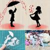 2Pcs/Set Little Girls Metal Cutting Dies Stencil for DIY Scrapbooking Photo Album Embossing Paper Cards Crafts Diecuts