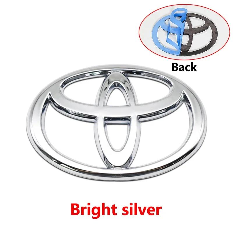 3D Car logo series Front Head Grill Hood Bonnet Emblem Rear Tail Bumper Trunk Badge For Toyota RAV4 Yaris  Corolla Camry Hilux