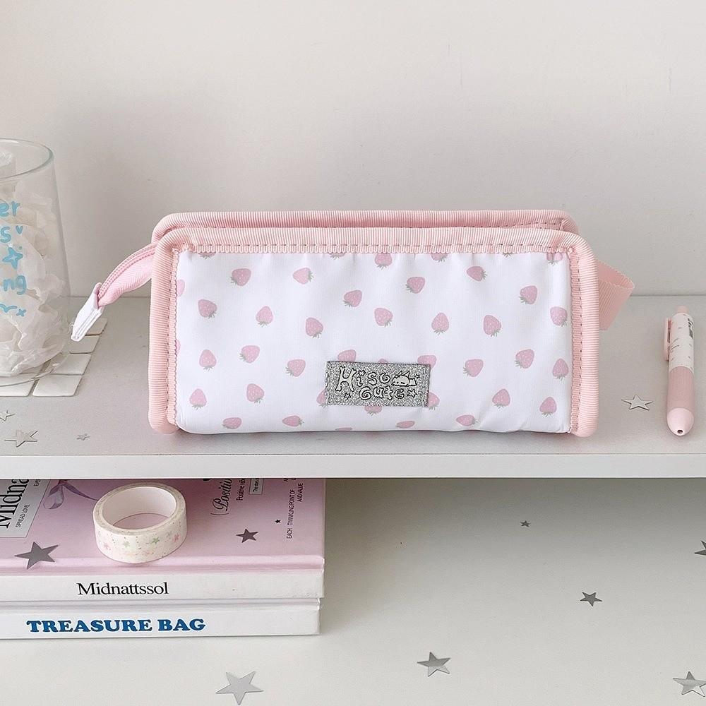 Large Capacity Pen Bag Multi-Layer Stationery Bag Portable Pencil Case  Students