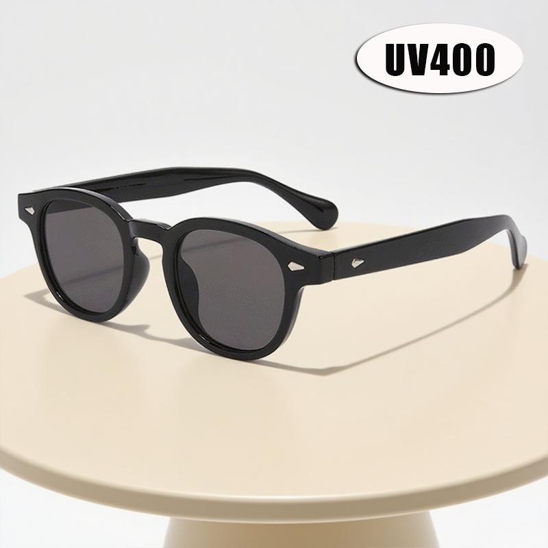 Retro Rice Nail Small Frame Sunglasses UV400 Unisex Vintage Driving Shades Lightweight Comfortable