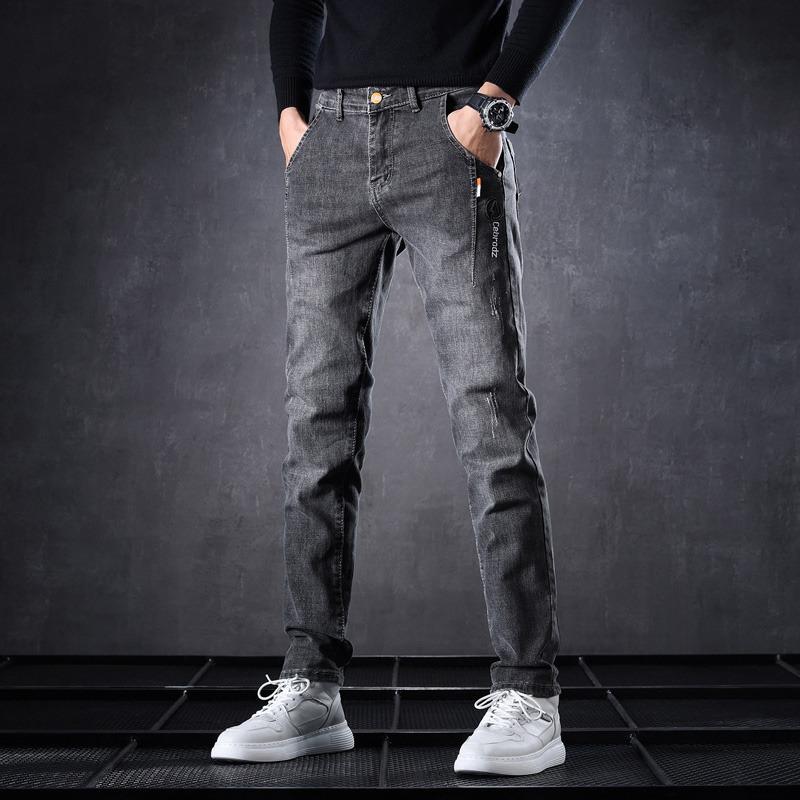 Мужские зимние джинсы Velvet Stretch Straight-Leg 2023 года