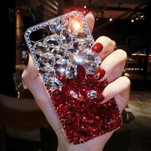 Полностью Алмазный Чехол Для Мобильного Телефона iPhone 16 Pro Стразы Xsmax Apple 17 Promax Роскошный 15/13/12