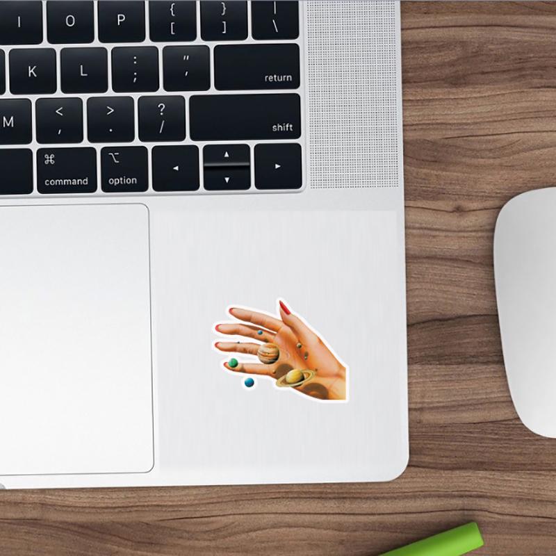 Научный эксперимент, 50 шт./компл., наклейки для химического программирования, Diy, декор для ноутбука и ПК