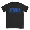 Айтана CUARTO AZUL Тур 2026 Хлопковая Футболка для Мужчин Женщин Летняя Винтажная Футболка С Круглым Вырезом Хипстерские Футболки Оверсайз Оптовая Одежда