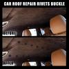 X AUTOHAUX Заклепки для ремонта крыши Заклепки для крыши Колпачки для заклепок Пряжки для кнопок обшивки потолка для внутреннего крепления потолка 60 шт. Черные
