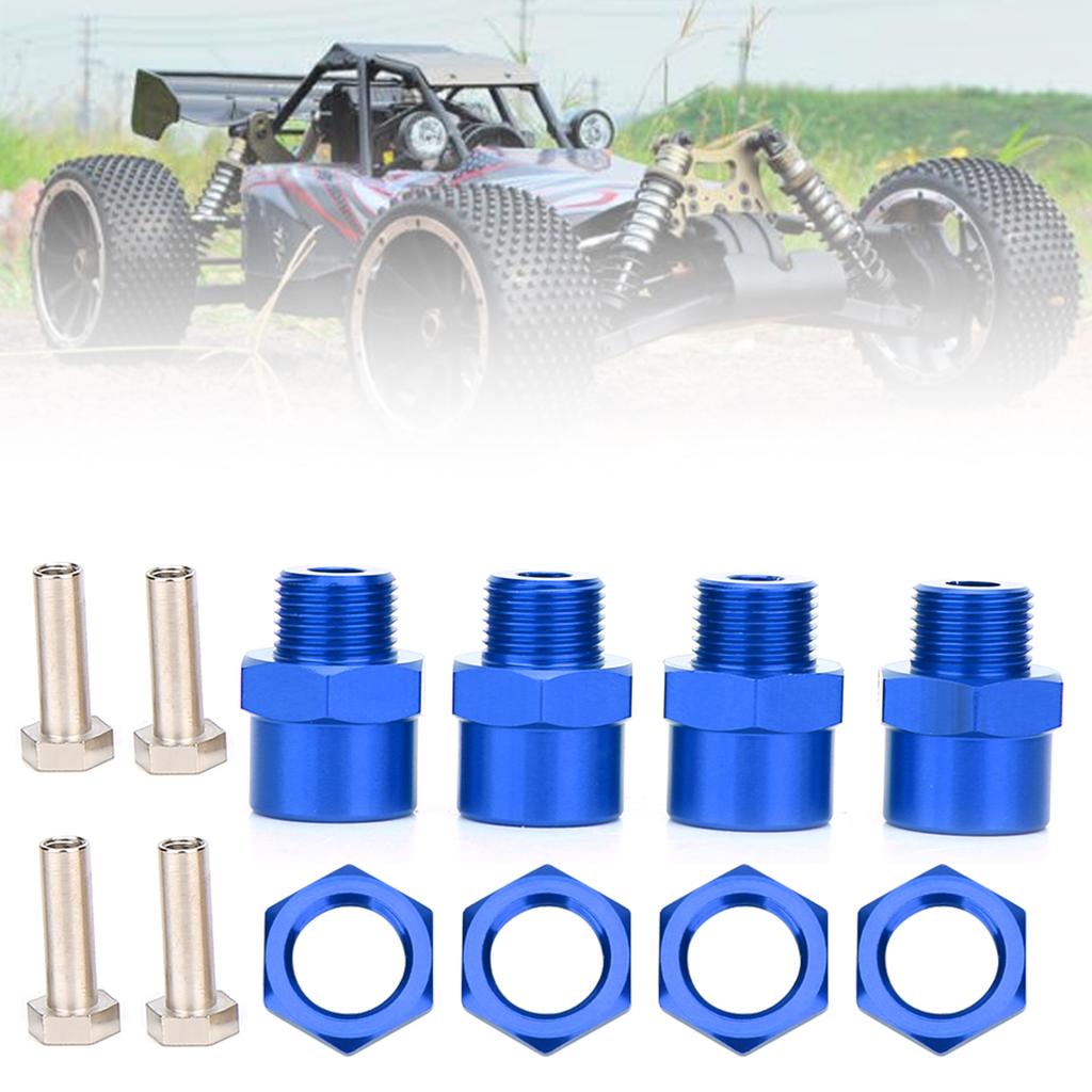 RC Car 12mm To 17mm Wheel Hex Conversion Adapter Accessories for Sakura D4 HSP 94123 110 CarBlue