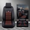Universal PU Leather Auto Car Seat Cover Automobile 5 Seats Covers Waterproof Anti-Slip Vehicle Seat Covers for Most Models of Car SUV