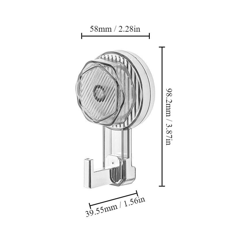 1 шт. прочный присосочный крючок без отверстий для вакуумного клея на задней стороне двери ванной комнаты, не оставляющий следов настенный клей для ванной комнаты