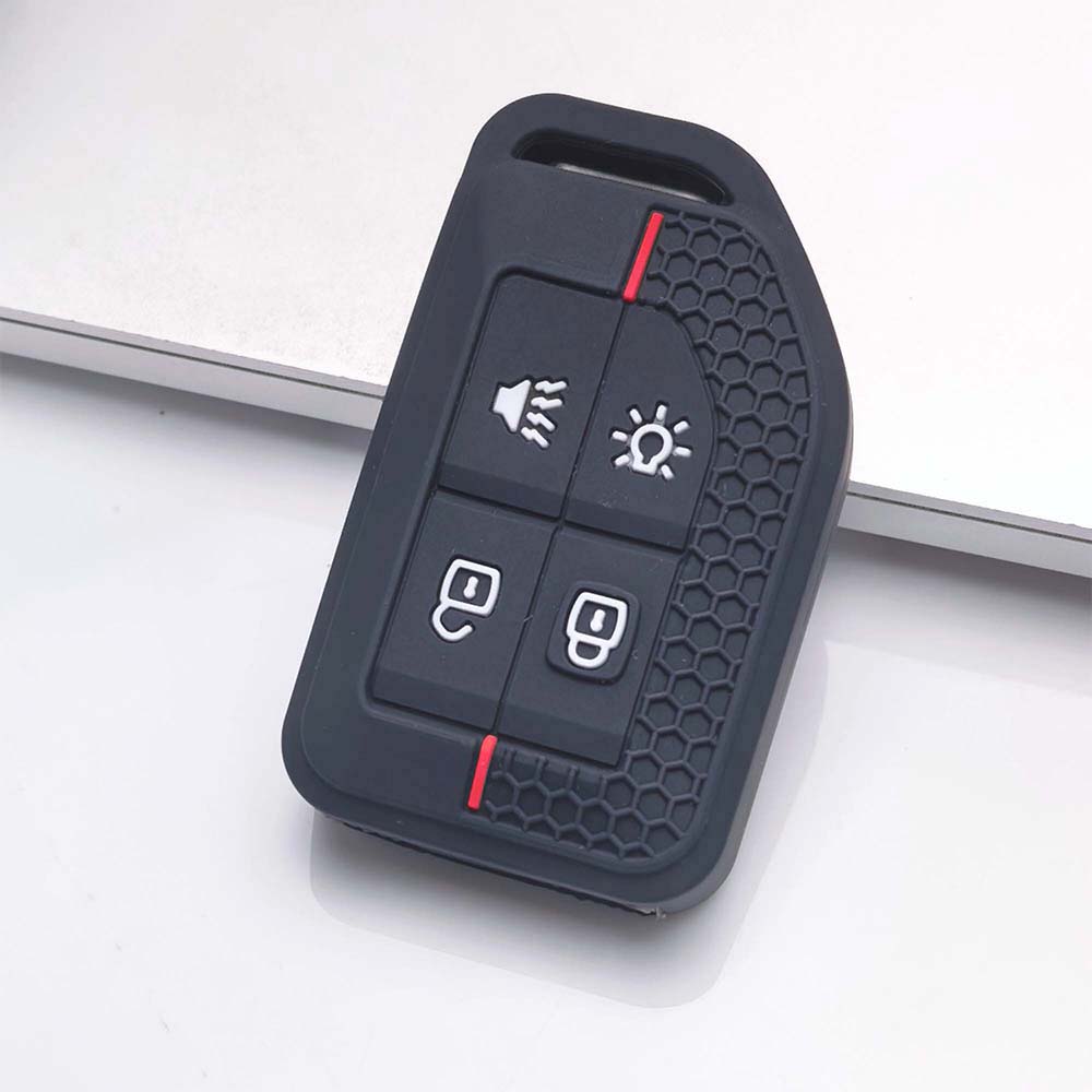 Чехол для брелока для грузовика Volvo Силиконовый защитный чехол Устойчивый к царапинам Ударопрочный Пылезащитный Прочный держатель для ключей Мягкая текстура для удобного захвата