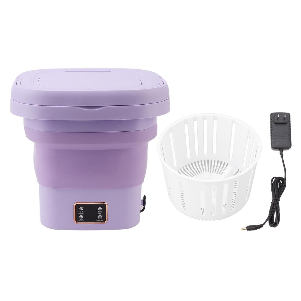 9L Portable Small Foldable Washing Machine with Spin Dryer For Socks Underwear Panties Washer Household Mini Washing Machine