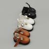 Flat Bottomed Toy Shoes Leather Leather Shoes Mini Doll Shoes  1/6 Point Doll