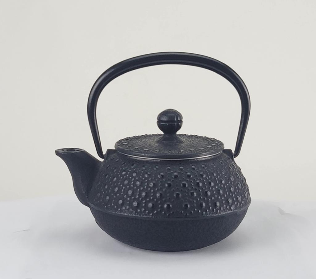 Чайник Iwachu 3 типа Черепаховый панцирь, черная эмаль внутри и сзади крышки Nanbu Ironware 12303 0,32 л