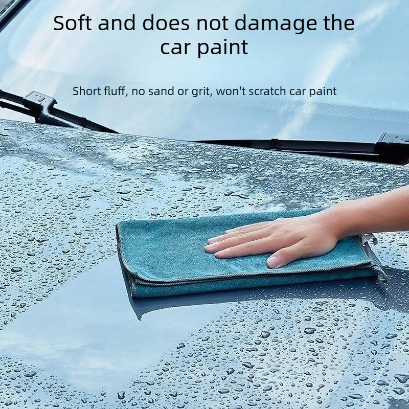 5PCS Heavy Duty Car Wash Towel High Quality Absorbent Microfiber Cloth for Vehicle Cleaning and Drying
