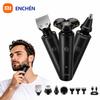 ENCHEN X8S-C 5 в 1 электробритва триммер бритва триммер для бороды водонепроницаемая 3D бритва для мужчин