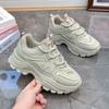 Dad Shoes Women's  Spring New Student Korean Style Ins Fashionable All-Matching Spring and Autumn Platform Sports Casual Shoes 8823