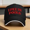 I Pee in Pools Yk Sun Baseball Cap Summer Unisex Adult  Print Trucker Hat Wholesale yk Cool Kpop Rock Baseball Caps