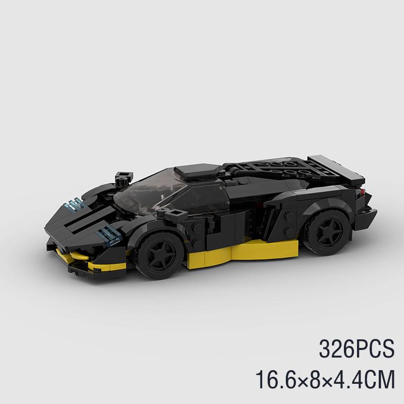 Городская самодельная модель гоночного автомобиля Super Race Car Speed ​​Model Building Bricks: ралли, спорт, гонки, полицейская машина, технический набор, подарок на Рождество.