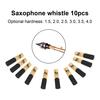 10 шт./набор Сапфировая трость для саксофона Износостойкая Недеформируемая Мини Гладкая Неломающаяся Твердая Трость для тенор-саксофона