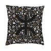 Amazigh Kabyle Berber Motifs Throw Pillow Case Bedroom Decoration Morocco Africa Geometric Cushion Cover Sofa Chair Pillowslip