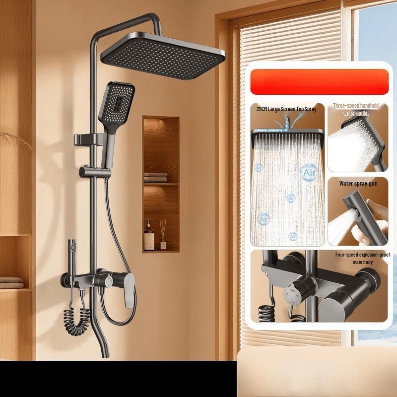 TLXT Wall-Mounted Pressurized Shower System