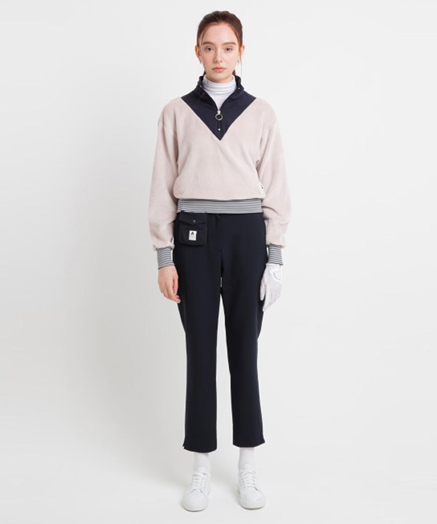 AVEN Pocket Slit Pants Navy