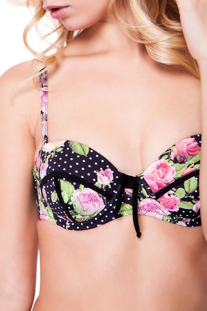 Купальник с уплотнённой чашкой, плавки слип Lida (40453)