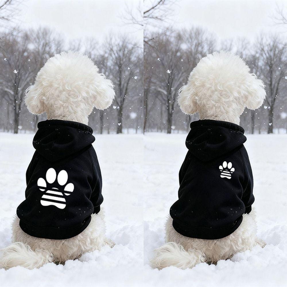 Windproof Dog Clothes Cotton Dog Sweatshirt Fashion Pet Coat Small Dogs