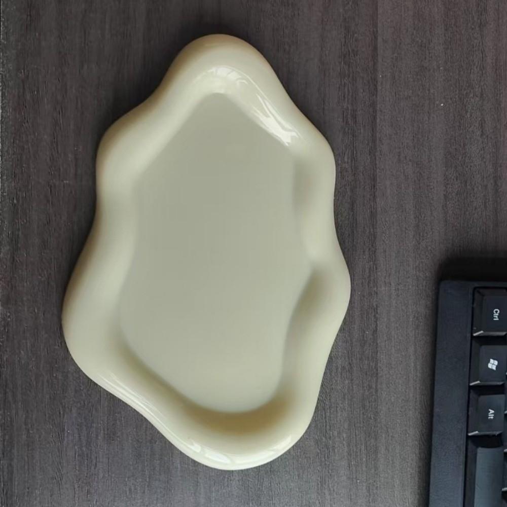 Mini Jewelry Tray Cloud Shape Jewelry Display Plate Ins Storage Plate Watches/Keys Storage