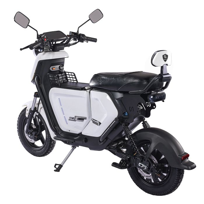 BEZIOR XIAONIU Moto électrique 1500W Camion Vélo, Blanc