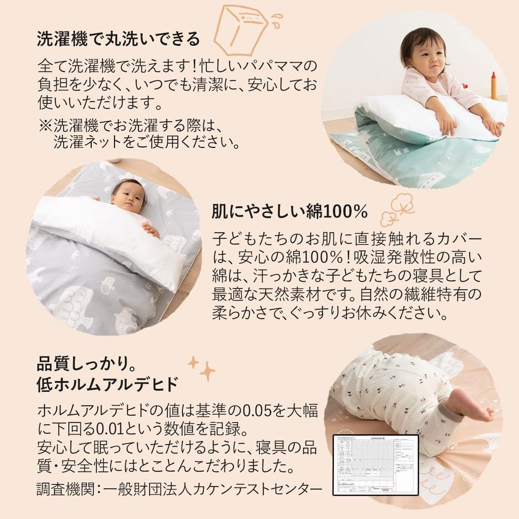 EMOOR Machine Washable 5-Piece Nap Bedding Set with City Pattern Turquoise and U-Zip Bag