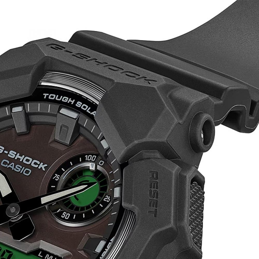 Casio G Shock Черный и Электро-зеленый Ga b010beG 1ajf