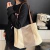 Bag Large Capacity Women's Canvas Bag Work Commuter Letters Underarm Tote Bag Handle Shoulder Bag