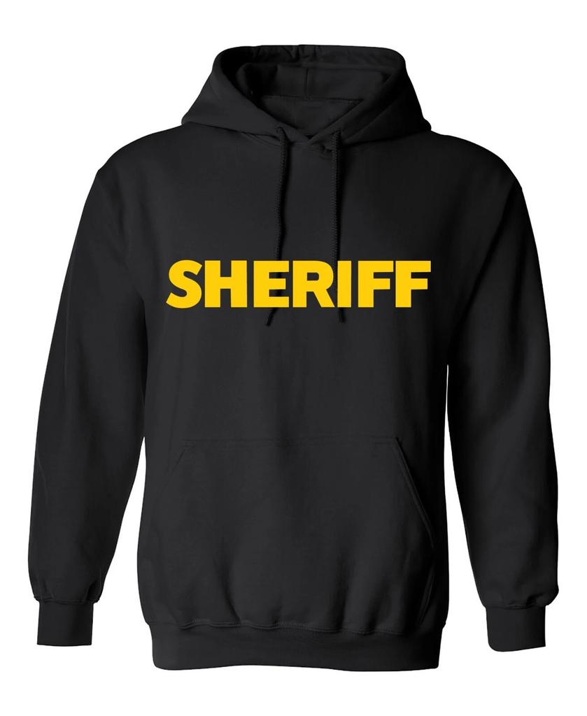 Sheriff Graphics Novelty Costume Sarcastic Humor Men's Hoodies