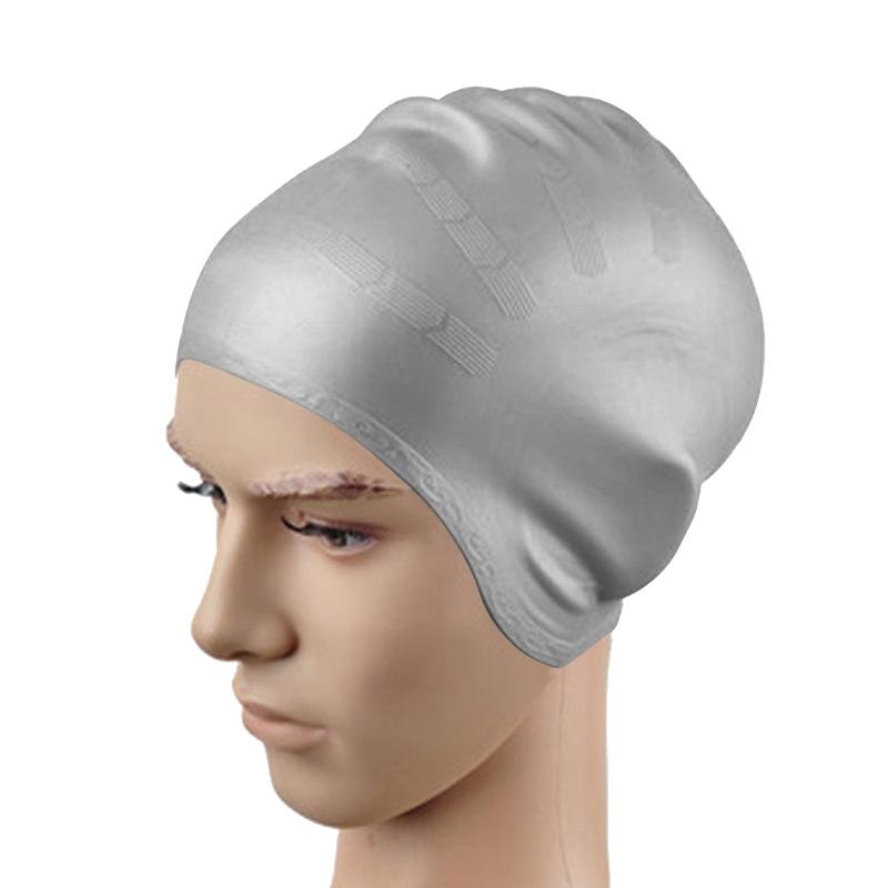 Adults Waterproof Swimming Caps Men Women Swim Pool Cap Long Hair Pool Hat With Ear Cover Protector Diving Equipment