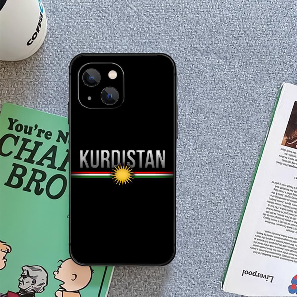 Чехол для телефона с курдским флагом Курдистана для iPhone Xiaomi Mi Samsung Galaxy Redmi Note AS 11 12 13 14 15 22 23 24 5G Pro Plus Max Fe Ultra