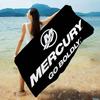 Mercury Racing Микрофибровое одеяло Быстросохнущие пляжные полотенца Большой размер с принтом Супервпитывающее полотенце-одеяло для бассейна