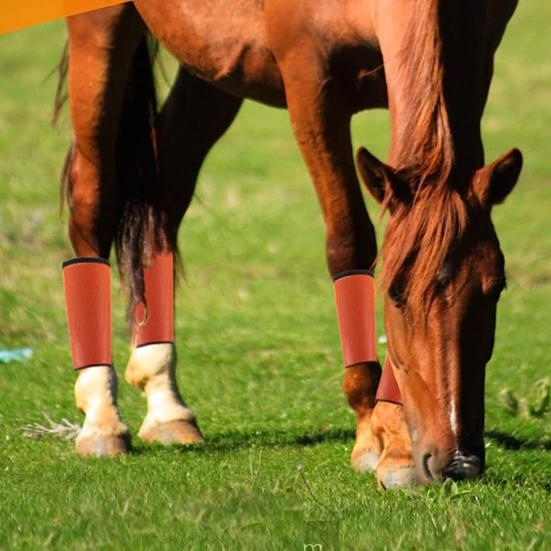 4 шт. сапоги Horse Fly Boots дышащие сетчатые леггинсы для лошадей принадлежности для лошадей для уменьшения усталости ног от топота копыт