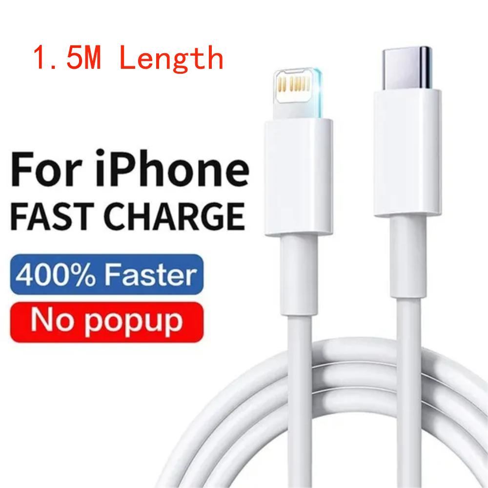 Подходит для PD 20W быстрой зарядки кабеля для iPhone 14 13 12 11 Pro Max Mini USB для 8 Plus XS iPad плоский зарядный кабель для передачи данных