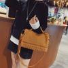 Women Bag Autumn Winter PU Bucket Rivet Vintage Patchwork High-Capacity Shoulder Bags Handbag Women Messenger Bags