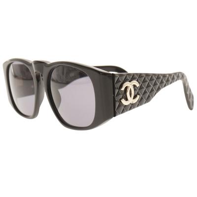 Солнцезащитные очки COCO Mark 94305 Matelasse черный пластик Женские Б/У