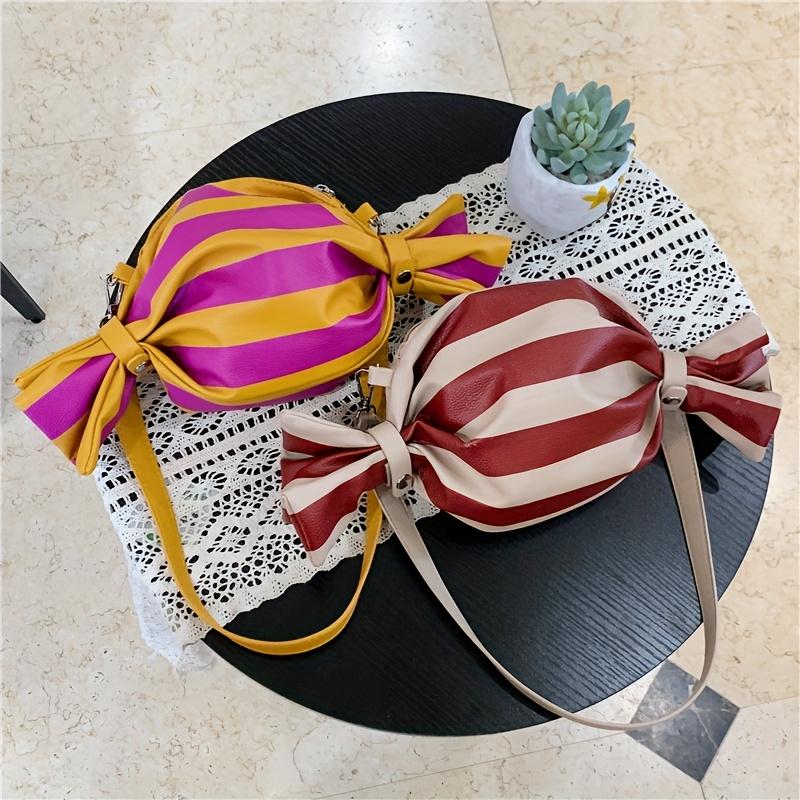 Женская сумка через плечо Забавная сумка через плечо в форме конфеты